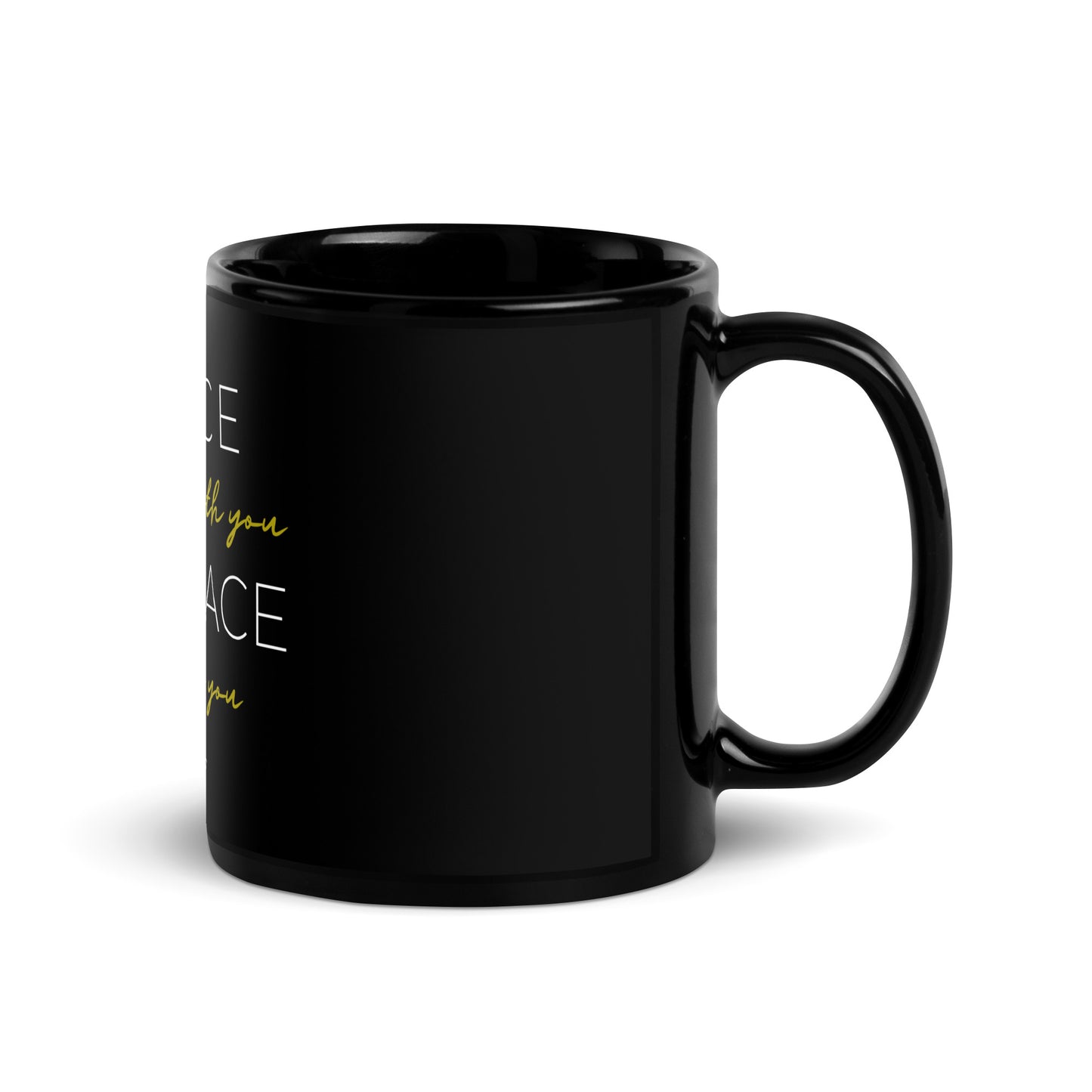 John 14:27 Mug - Black