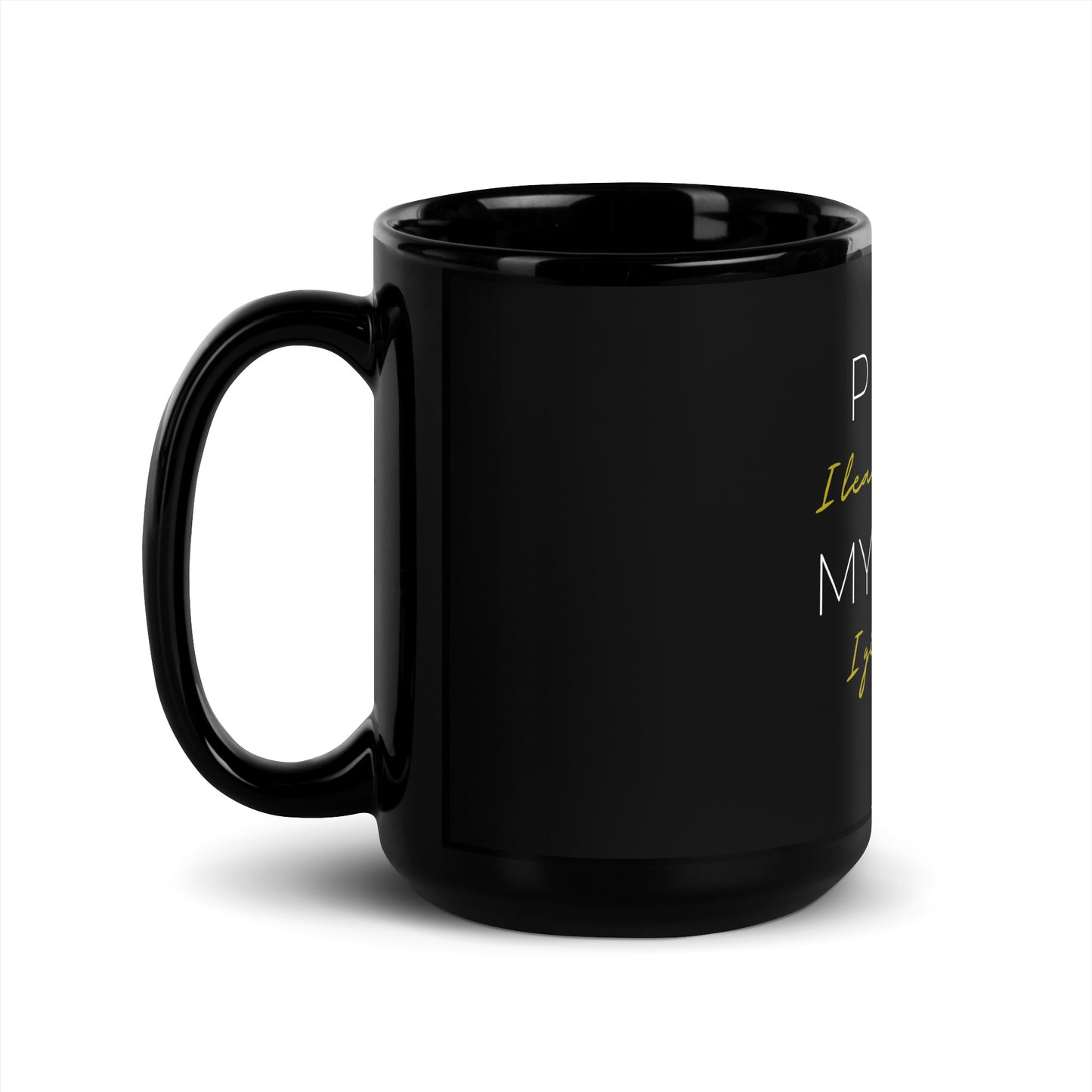 John 14:27 Mug - Black