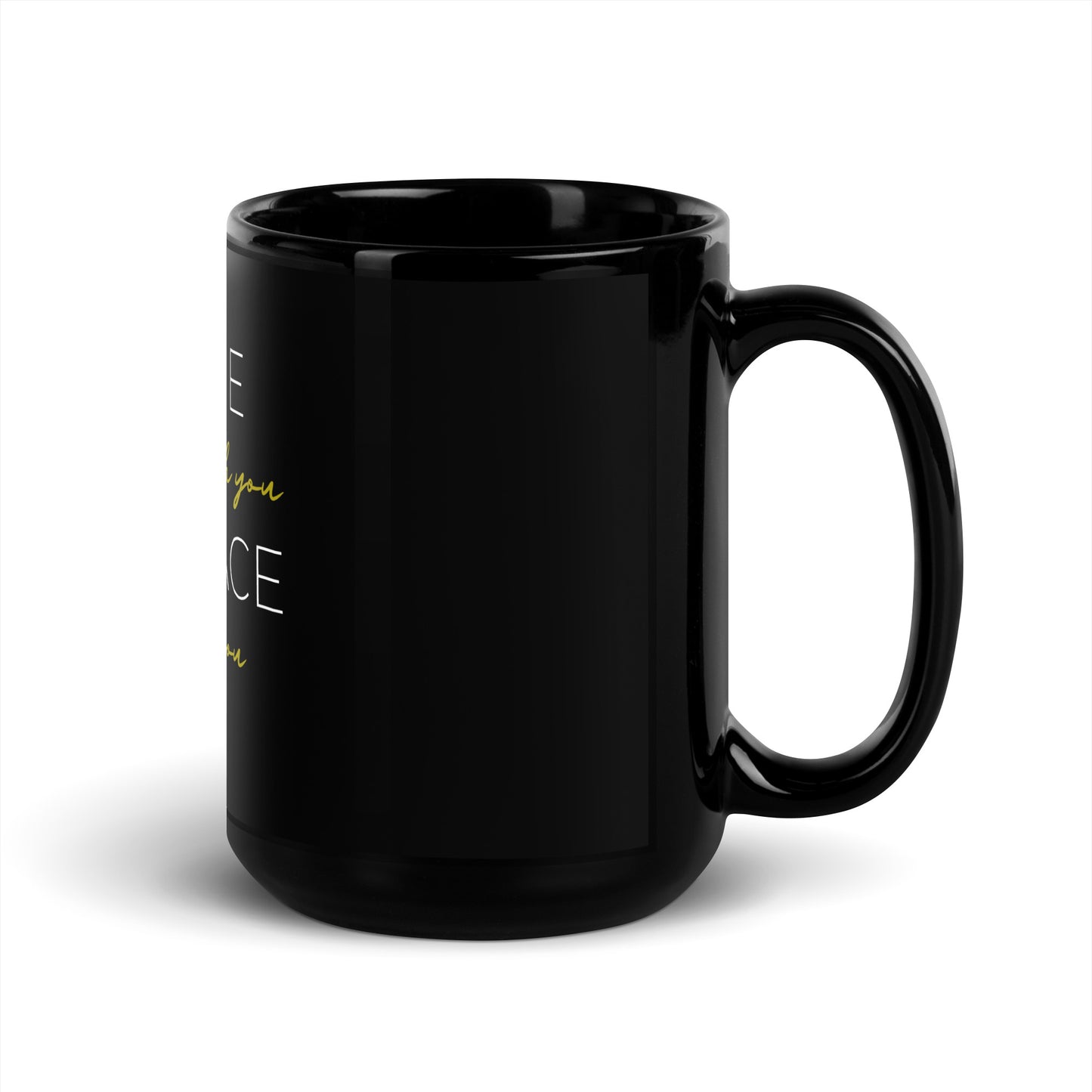 John 14:27 Mug - Black