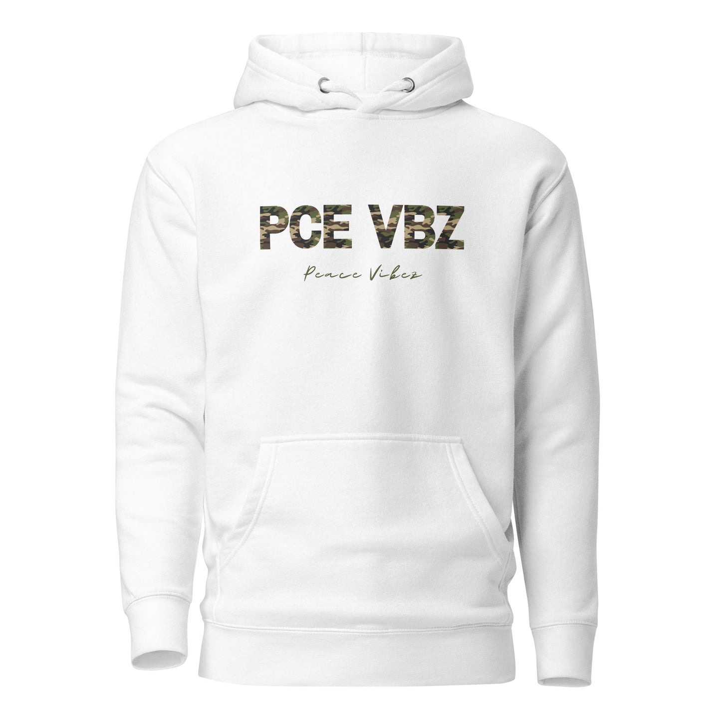 Camo PCE VBZ Hoodie - White