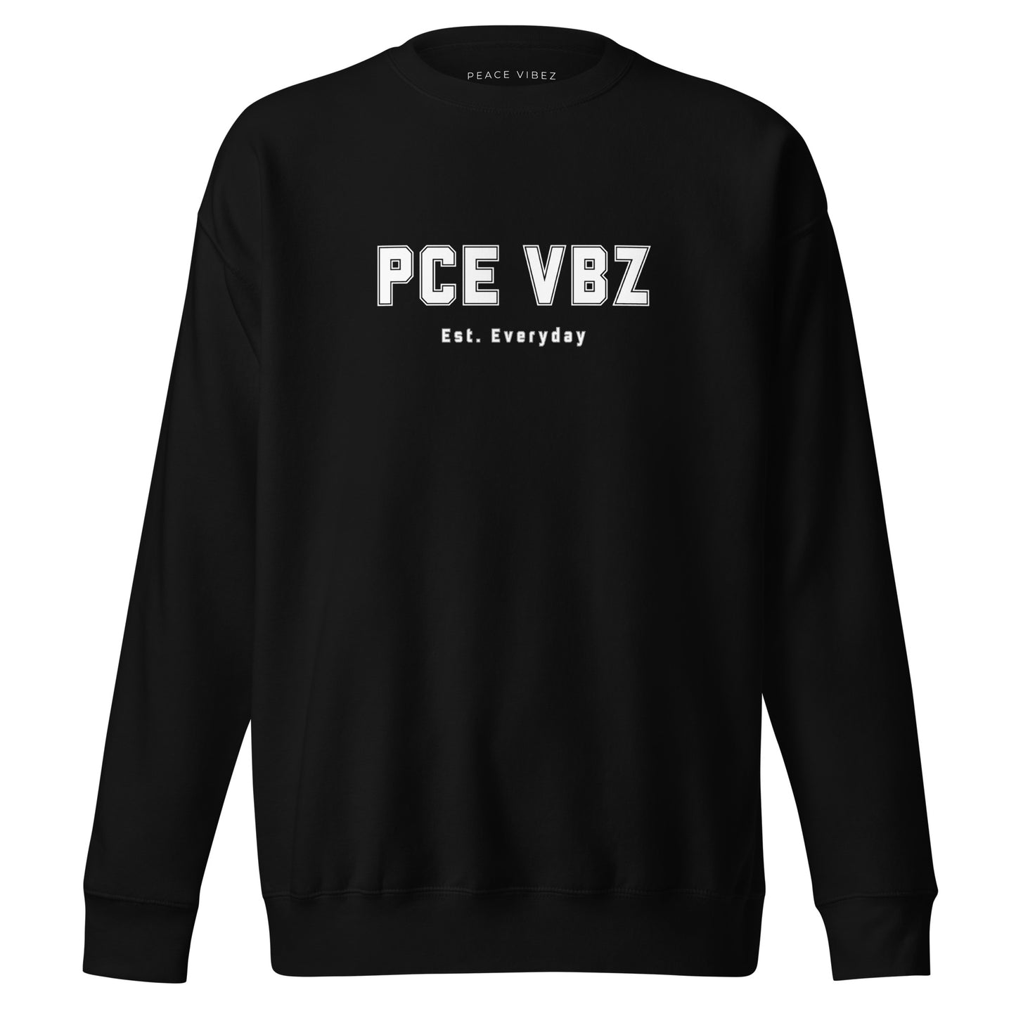 Peace Vibez Everyday Sweatshirt - Black