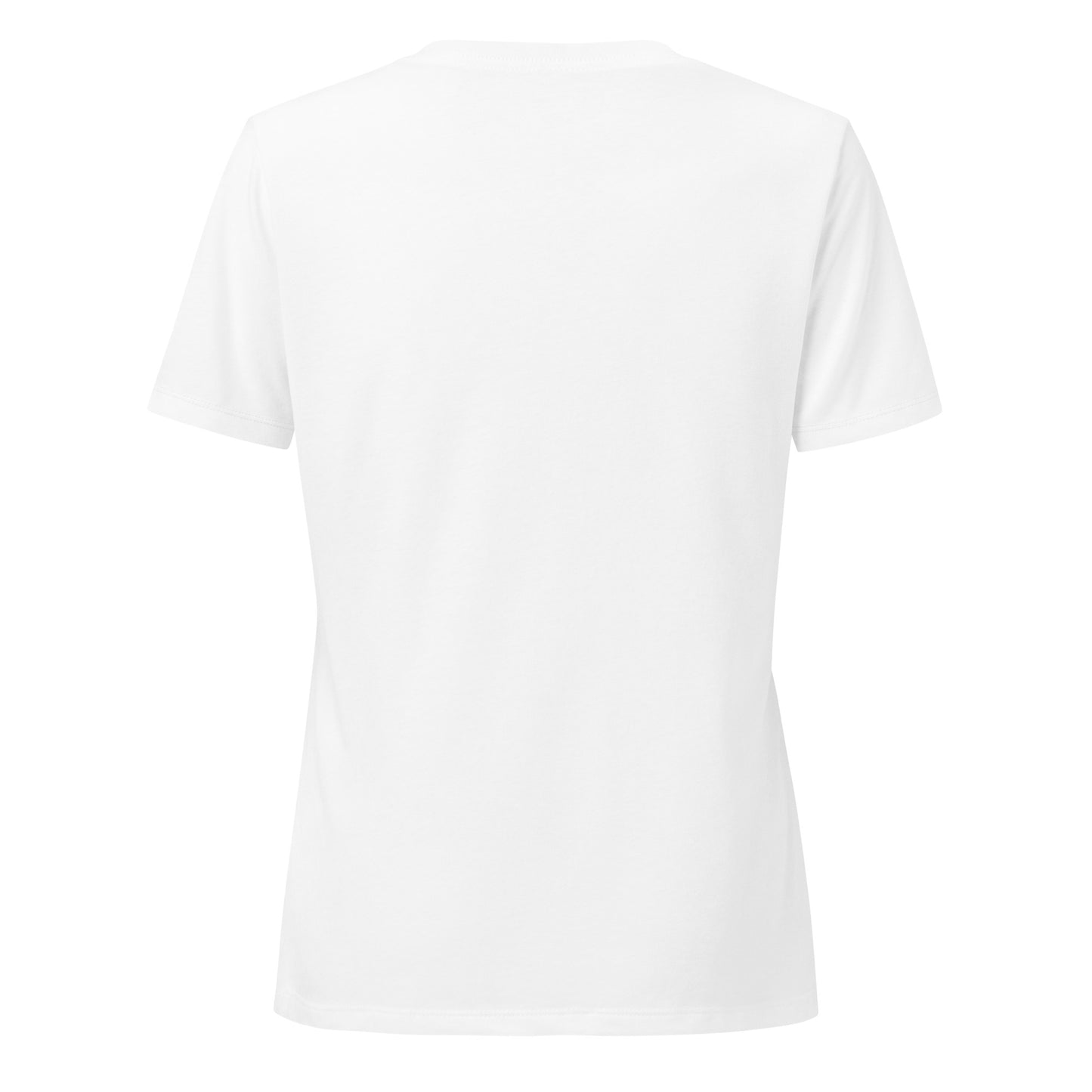 Women’s Premium Peace V-Neck Tee - White