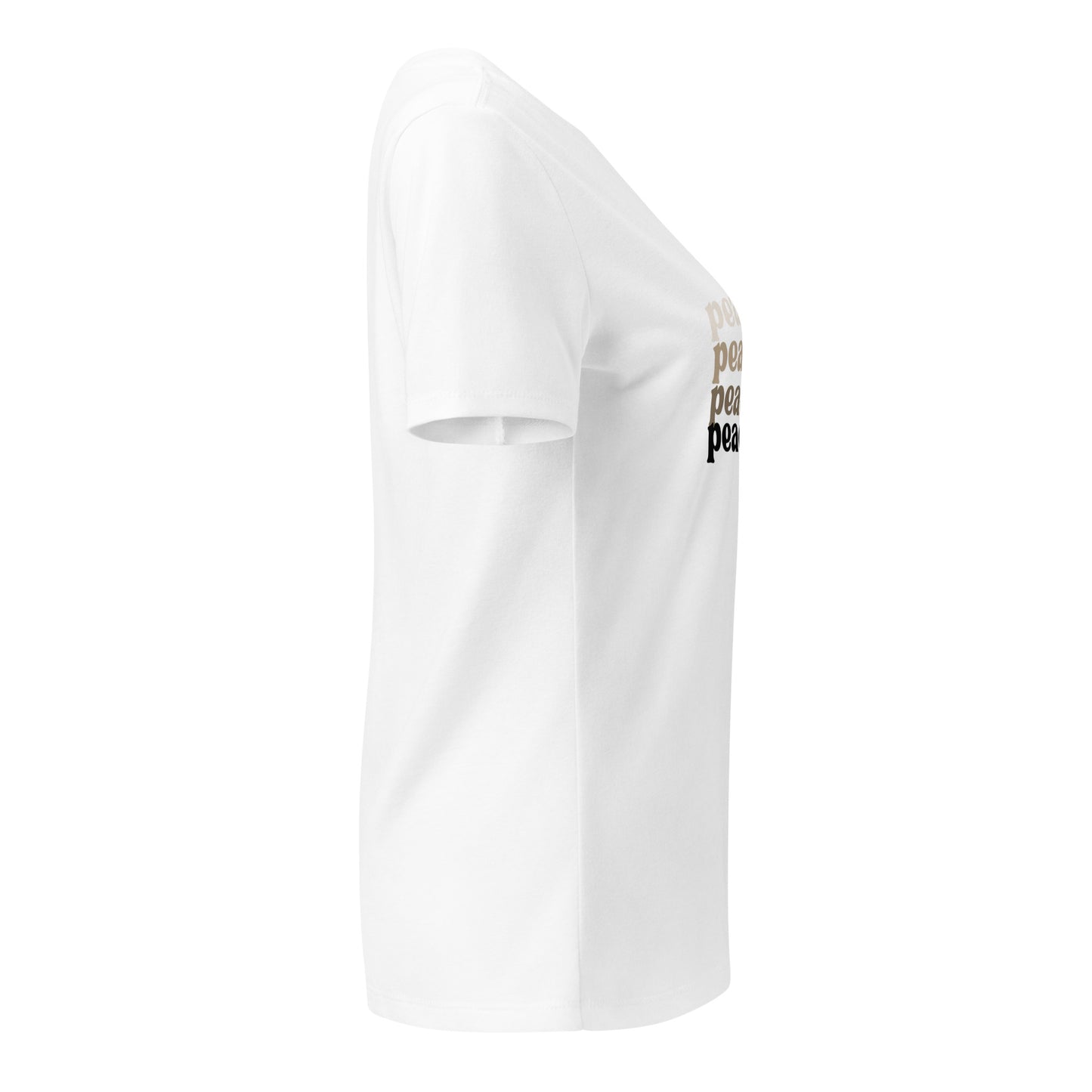 Women’s Peace Vibez x4 V-Neck Tee - White