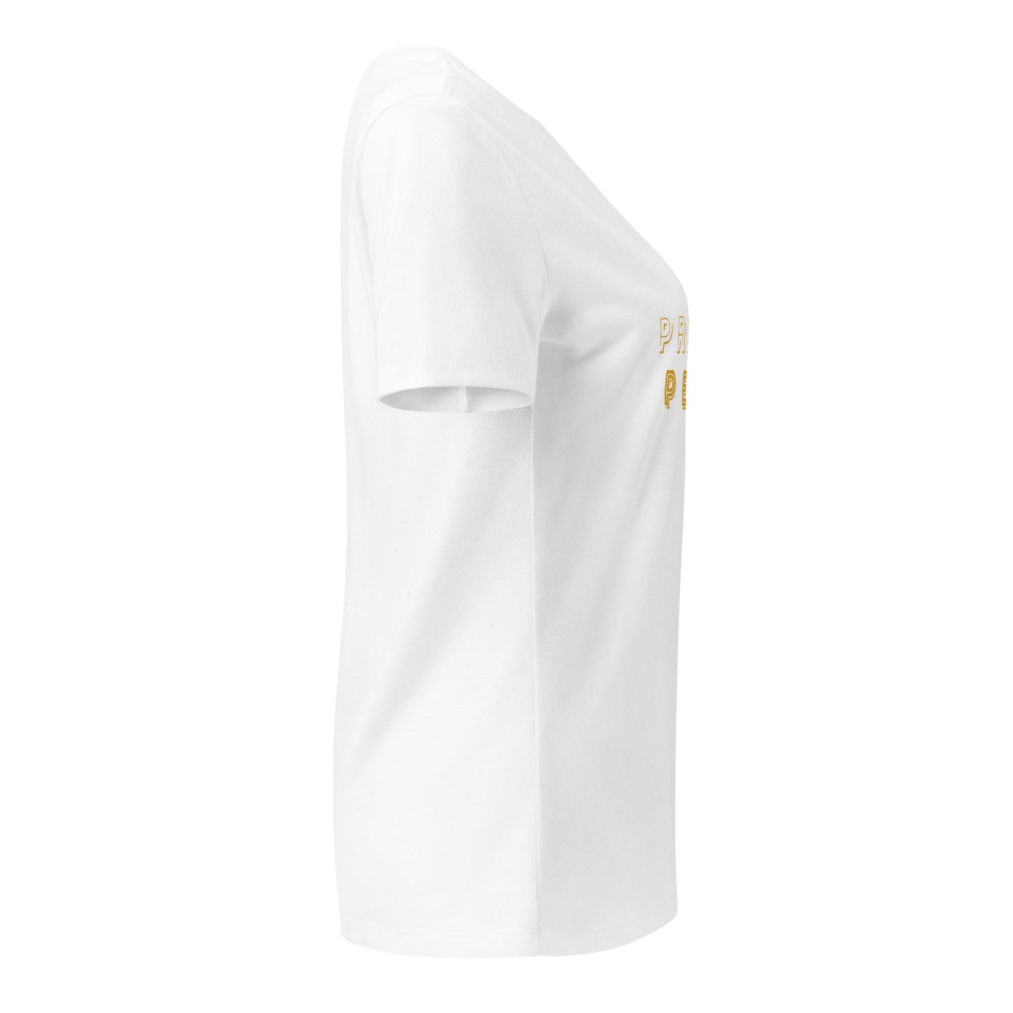 Women’s Premium Peace V-Neck Tee - White
